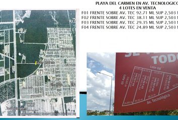 Lote de Terreno en  Solidaridad, Quintana Roo, Mex