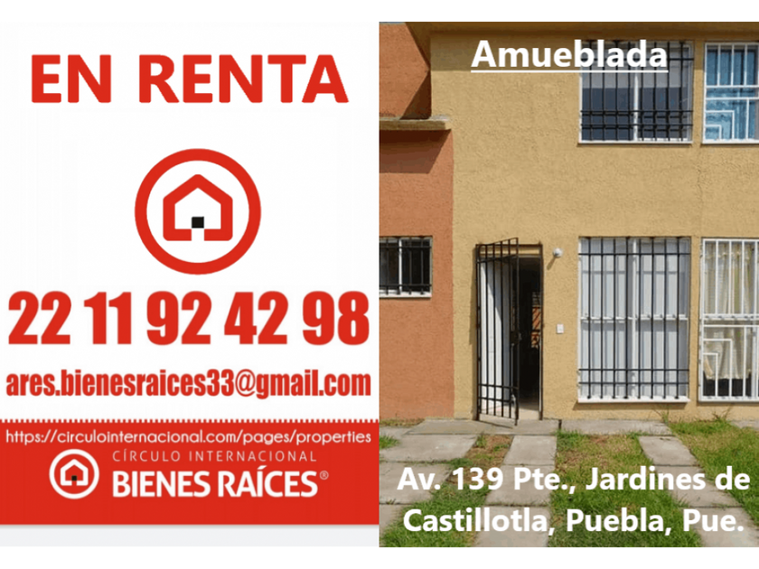 renta Casa en Las Carmelitas, Puebla, Municipio de Puebla (6350708)-  