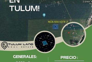 Lote de Terreno en  Villas Tulum, Tulum