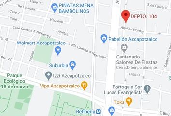 Departamento en  Aquiles Elorduy 2-20, Nextengo, Azcapotzalco, Ciudad De México, 02070, Mex