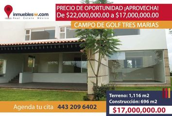 Casa en  Privada Cañada De San Agustín 558-558, Res Club De Golf Tres Marías, Morelia, Michoacán De Ocampo, 58254, Mex