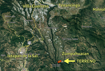 Lote de Terreno en  Zumpahuacán, Estado De México