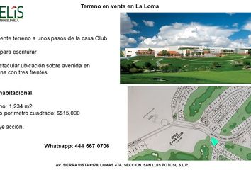 Lote de Terreno en  Avenida Par 72, Fracc Club De Golf La Loma, San Luis Potosí, 78215, Mex