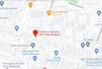 Departamento en  Federico Dávalos 105a, Presidente Madero, Azcapotzalco, Ciudad De México, 02400, Mex