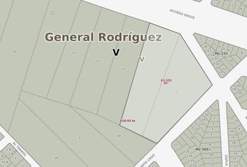 Terrenos en  General Rodríguez, Partido De General Rodríguez