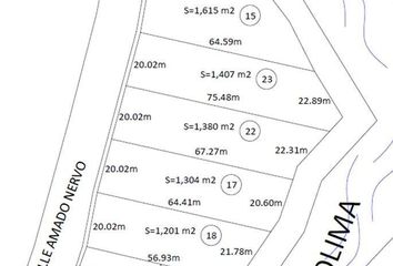 Lote de Terreno en  Calle Amado Nervo 852-852, Condominio Los Ciruelos, Colima, 28010, Mex