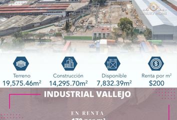 Nave en  Industrial Vallejo, Azcapotzalco