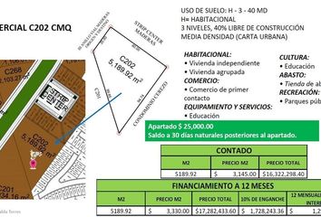 Lote de Terreno en  Anillo Vial Iii, El Marqués, Querétaro, Mex