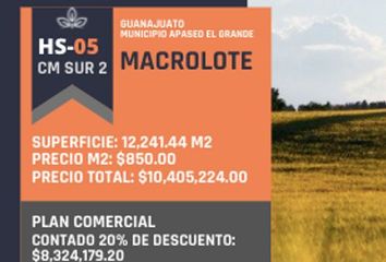 Lote de Terreno en  Ejido San Juan Del Llanito, Apaseo El Alto