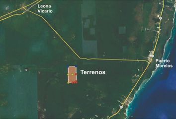 Lote de Terreno en  Puerto Morelos, Quintana Roo