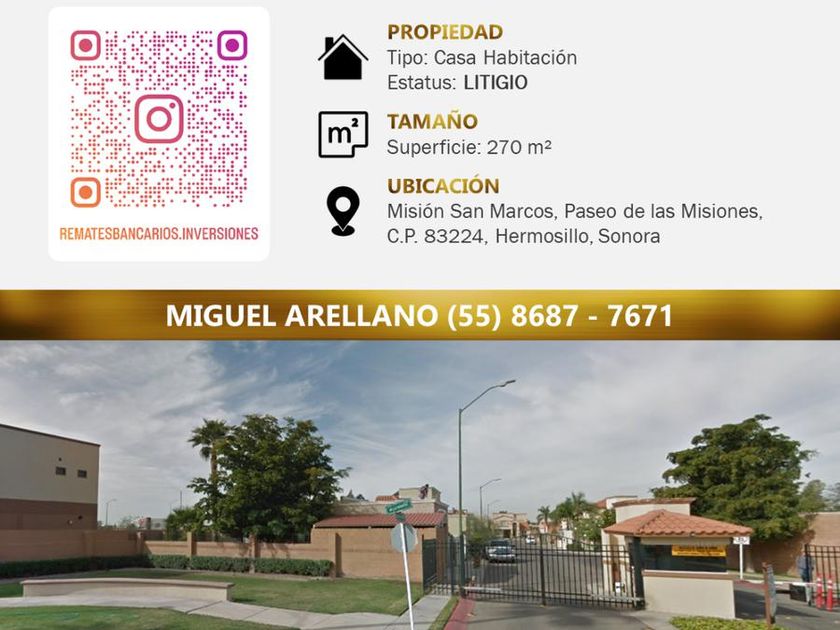 venta Casa en La Manga, Hermosillo (2_43_86409253_4965659)