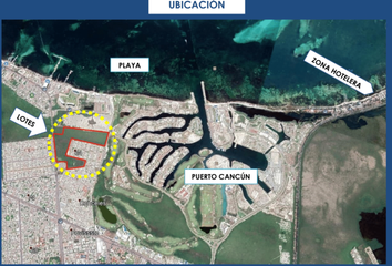 Lote de Terreno en  Puerto Cancún, Cancún, Quintana Roo