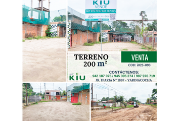 Terreno en  Calleria, Coronel Portillo