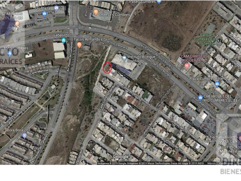 venta Lote de Terreno en Cima de las Cumbres, Monterrey (DBRT-VE-2227036)-  