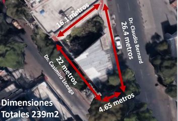 Lote de Terreno en  Doctores, Cuauhtémoc, Cdmx