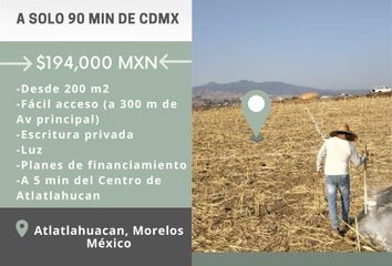 Lote de Terreno en  Fraccionamiento Lomas De Cocoyoc, Atlatlahucan