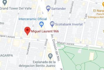 Departamento en  Abarrotes Angy, Ixcateopan, Del Valle, Letrán Valle, Benito Juárez, Ciudad De México, 03650, Mex