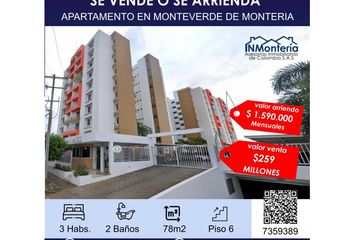 Apartamento en  La Castellana, Montería