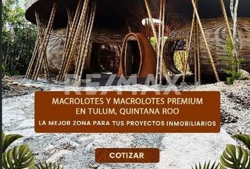 Lote de Terreno en  Tulum, Tulum