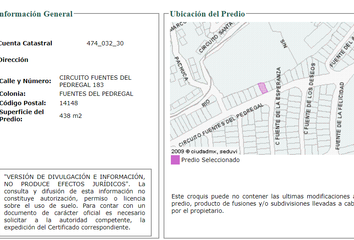 Casa en  Circuito Fuentes Del Pedregal 807-807, Fuentes Del Pedregal, Tlalpan, Ciudad De México, 14140, Mex