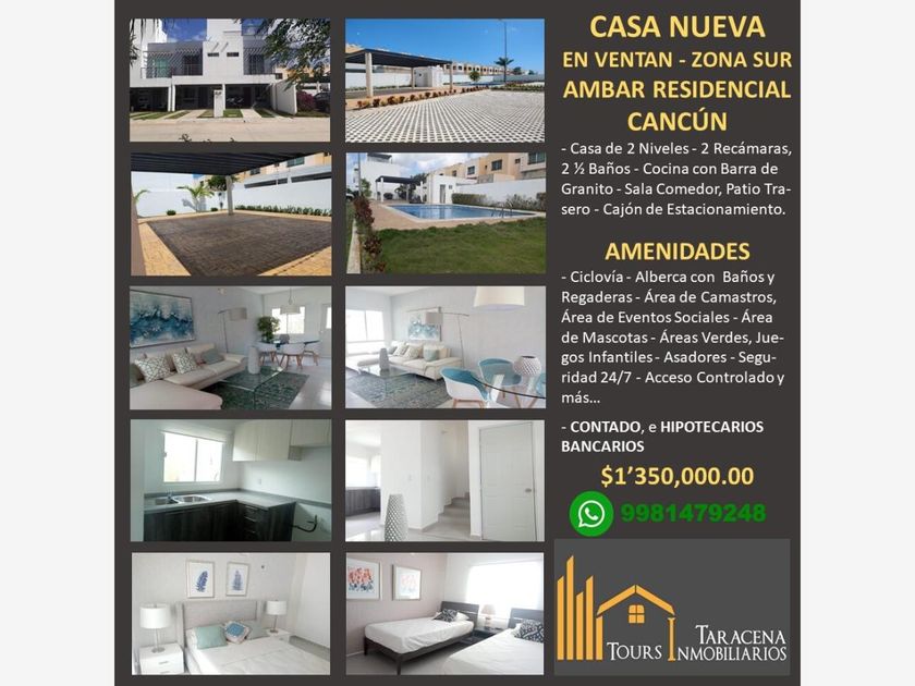 venta Casa en Supermanzana 27, Cancún (MX22-MZ2182)