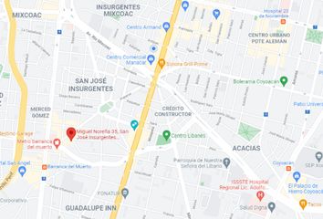 Departamento en  Consejo Mexicano De Cirugía Plástica, Calle Flamencos, San José Insurgentes, Benito Juárez, Ciudad De México, 03900, Mex