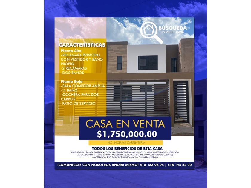 venta Casa en Chulas Fronteras, Municipio de Durango (5371833)