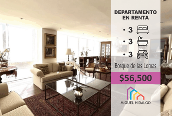 Departamento en  Bosques De Las Lomas, Miguel Hidalgo, Cdmx