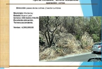 Lote de Terreno en  Las Cumbres, Monterrey