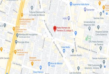 Departamento en  Avenida Colonia Del Valle 601-637, Del Valle, Del Valle Centro, Benito Juárez, Ciudad De México, 03100, Mex