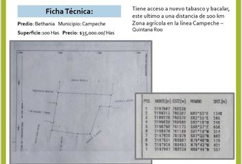 Lote de Terreno en  24560, Mex