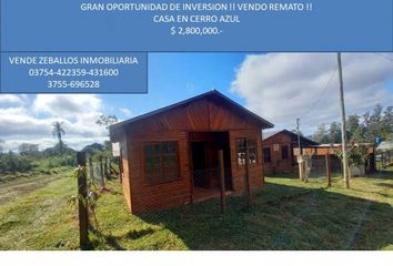 Casa en  Cerro Azul, Misiones