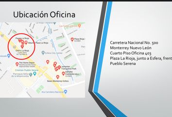 Oficina en  Villas La Rioja, Monterrey