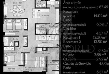 Departamento en  La Rioja Privada Residencial 1era. Etapa, Monterrey