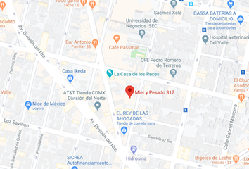 Departamento en  Avenida Colonia Del Valle 601-637, Del Valle, Del Valle Centro, Benito Juárez, Ciudad De México, 03100, Mex