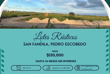 Lote de Terreno en  Pedro Escobedo, Querétaro