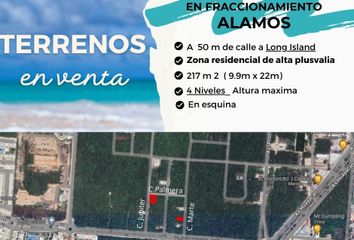 Lote de Terreno en  Ampliación Álamos, Cancún, Benito Juárez, Quintana Roo, Mex