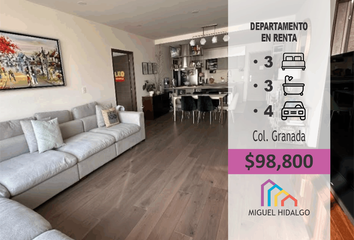 Departamento en  Granada, Miguel Hidalgo, Cdmx