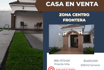 Casa en  Avenida Libertad 703-725, Frontera Centro, Frontera, Coahuila De Zaragoza, 25600, Mex