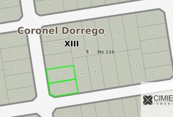 Terrenos en  Calle 13, Balneario Marisol, Coronel Dorrego, Provincia De Buenos Aires, Arg