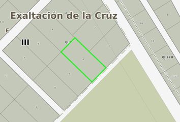 Terrenos en  Calle Exaltación 1500-1598, Capilla Del Señor, Exaltación De La Cruz, B2812, Provincia De Buenos Aires, Arg