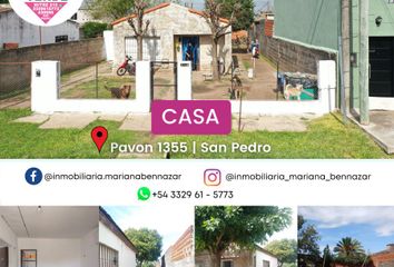 Casa en  Calle Pavon 1365, San Pedro, B2930, Provincia De Buenos Aires, Arg