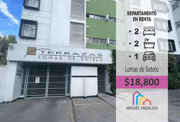 Departamento en  Lomas De Sotelo, Miguel Hidalgo, Cdmx