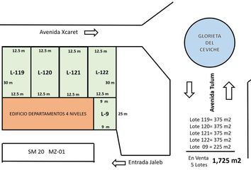 Lote de Terreno en  Supermanzana 20 Centro, Cancún, Quintana Roo