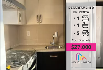 Departamento en  Ampliación Granada, Miguel Hidalgo, Cdmx