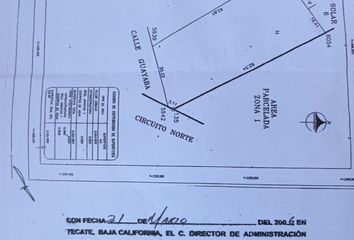 Lote de Terreno en  Cereso Del Hongo, Tecate, Baja California, Mex