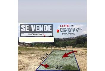 Lote de Terreno en  Caldas, Centro Norte, Santa Rosa De Cabal