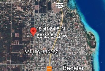 Lote de Terreno en  Calle 34-b, Luis Donaldo Colosio, Bacalar, Quintana Roo, 77935, Mex