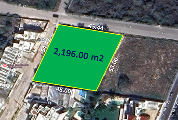 Lote de Terreno en  Calle 23, Montebello, Mérida, Yucatán, 97113, Mex