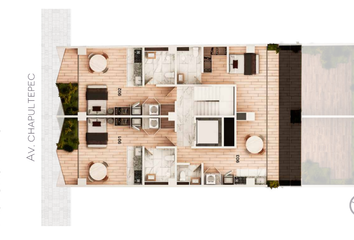 Departamento en  Avenida Chapultepec 350, Roma Norte, Cuauhtémoc, Ciudad De México, 06700, Mex